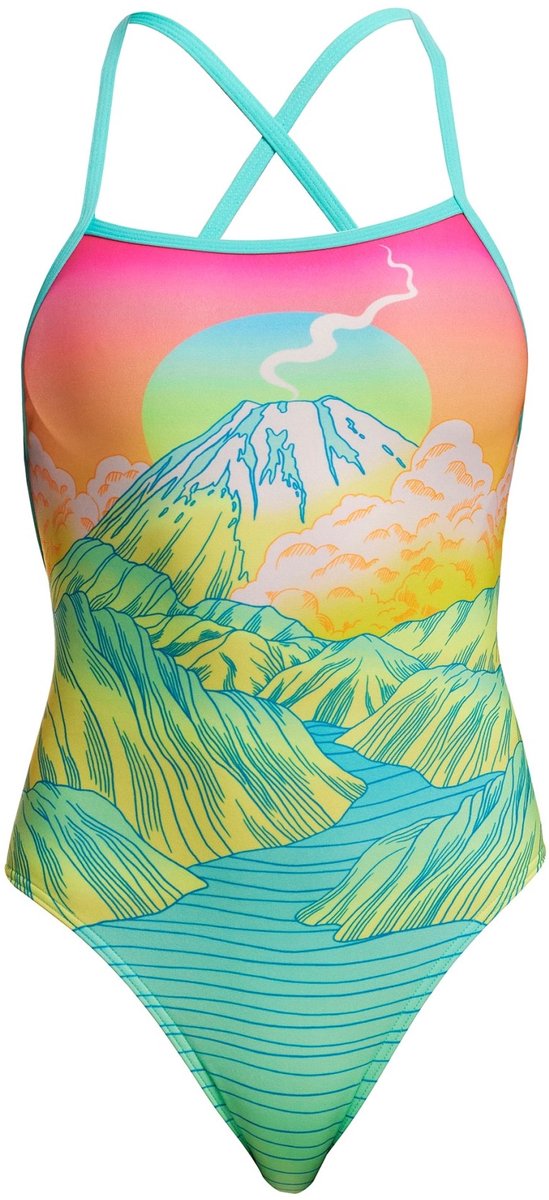 Candy Climb Strapped in one piece - Dames | Funkita | Maat 12