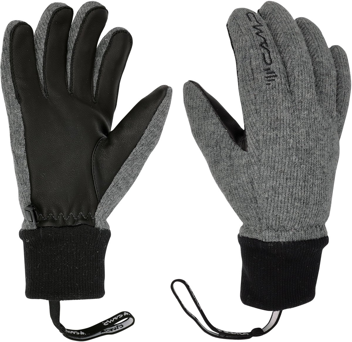 CAMP G Wool Winterhandschoenen Wol en fleece Grijs