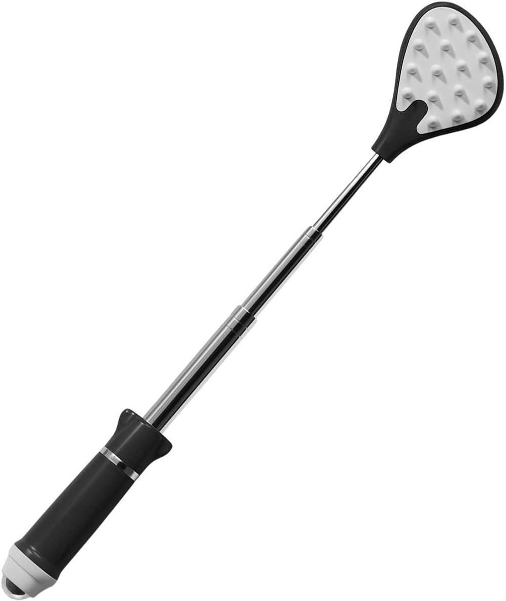 Uitschuifbare Rugkrabber - Lichaamsmassageapparaat - Jeuk Verlichten - Ingebouwd Magneetkraal Systeem - 27 cm - Zwart