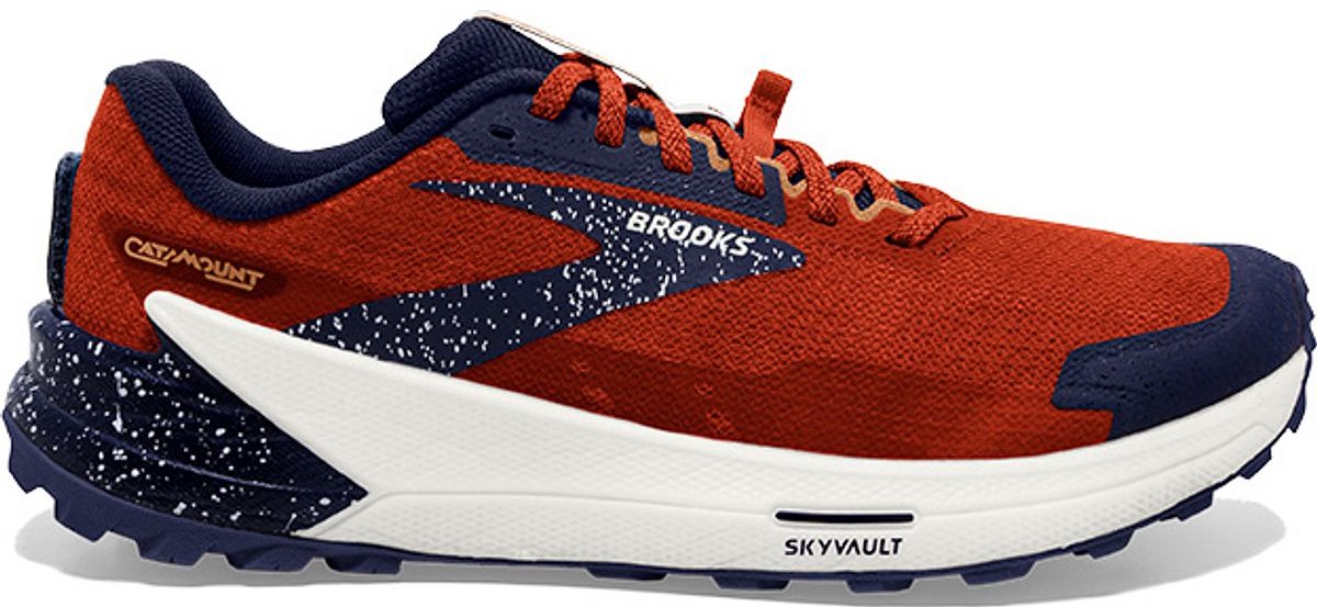 BROOKS CATAMOUNT 2 - Trailrunning Schoenen - Rooibos/Bisc/Peacoat - 46.5