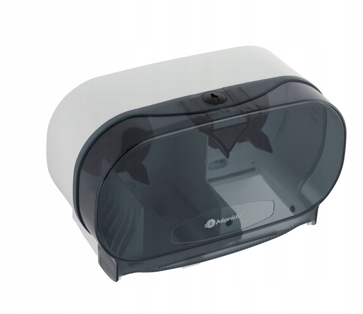 Merkloos Toiletrolhouder voor 2 Rolletjes Zonder Kern, Wit ABS