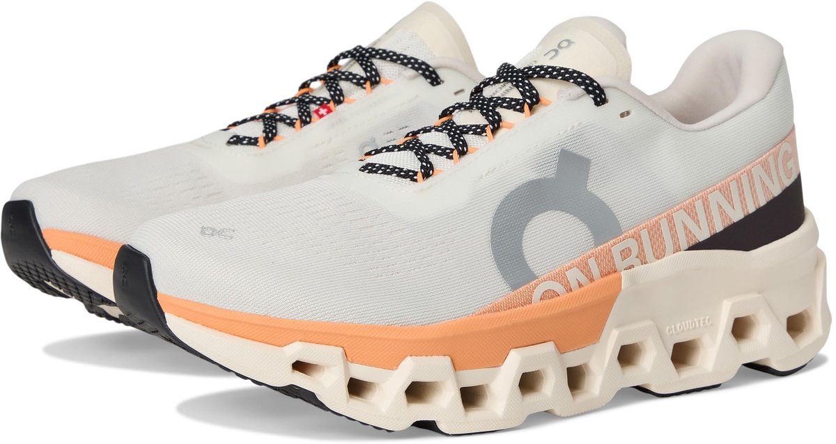 On Cloudmonster 2 - Hardloopschoen - Tangerine/Ivory - 41