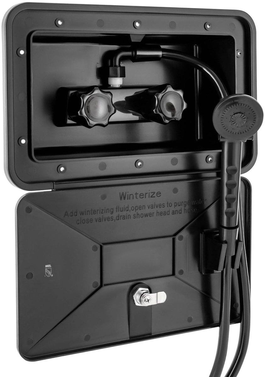 RV Duschbox Kit - Buiten Douche Set voor Motorhomes