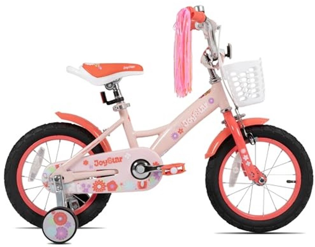 Kinderfiets 12 Inch met Mand Oranje