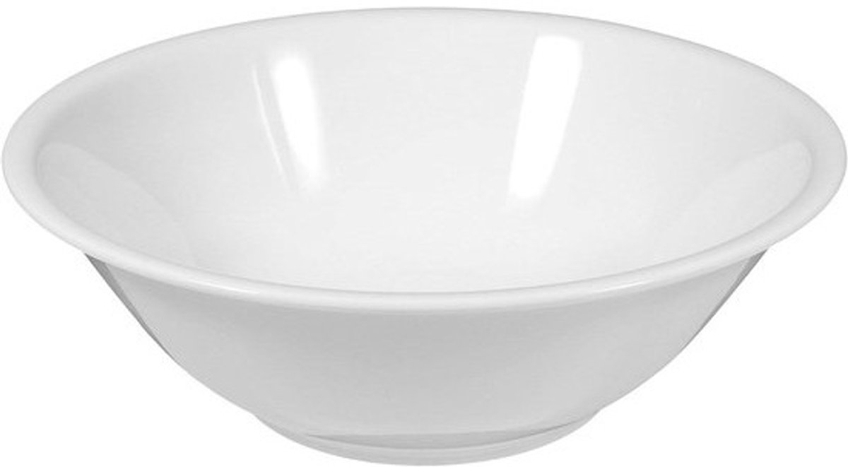 Dessertkom - Schaal Kom - Nagerechten Serveren - Magnetronbestendig - 25 cm - Wit