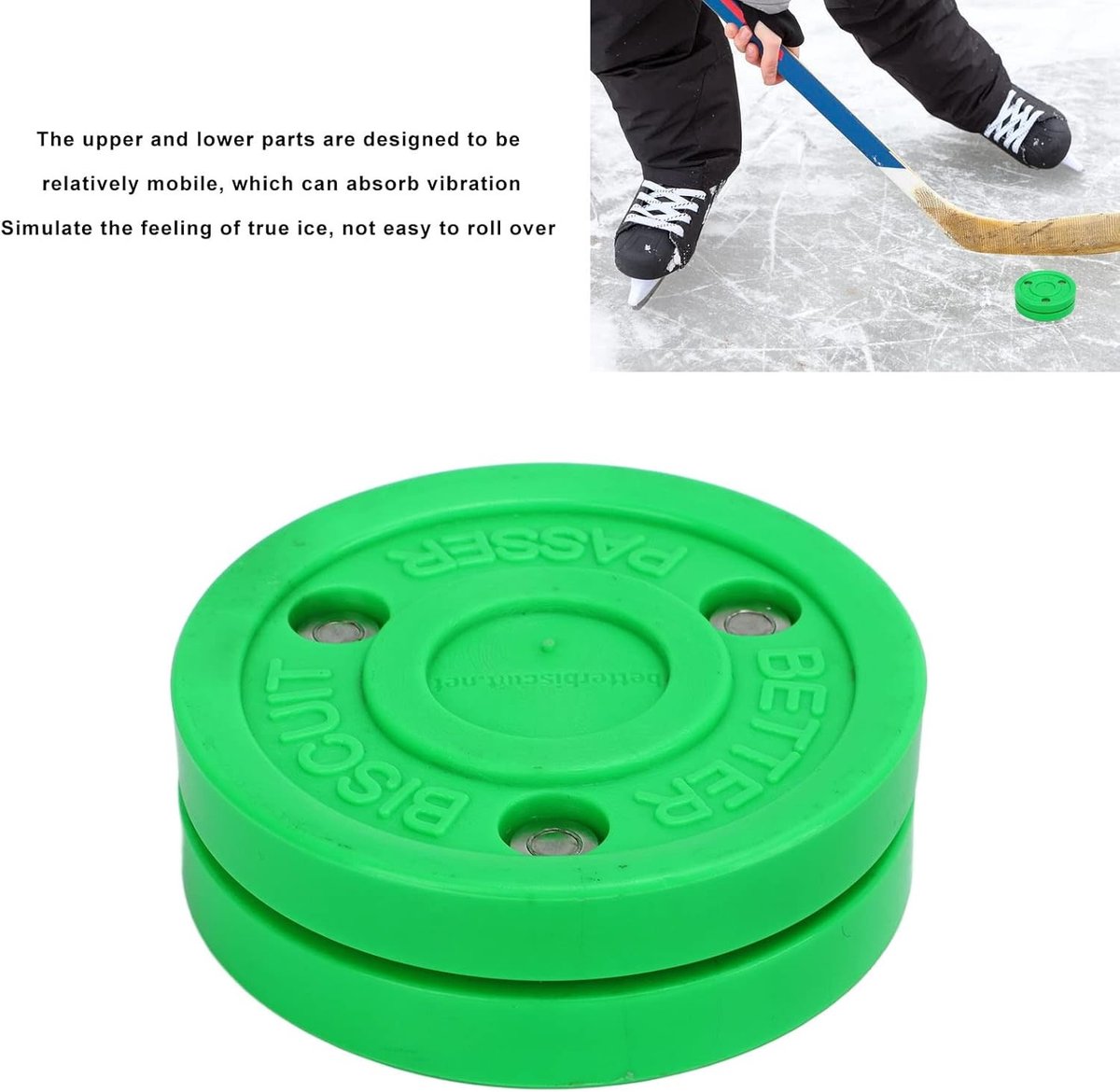Inline Hockey Disc voor Steeds Schaatsen - Polyoxymethylene Schijf voor Sport en Training