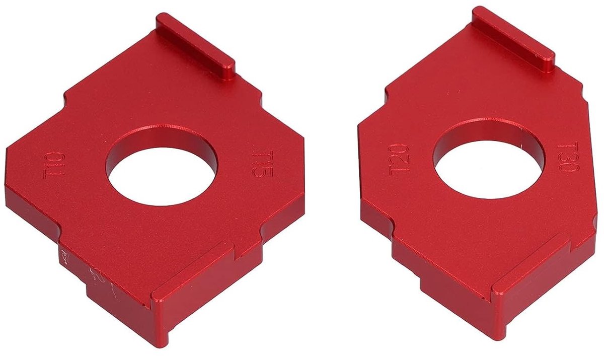 Professionele Hoekradius Freesjablonen, 2 Stuks Aluminium Templates voor Precisiewerk, Ideaal voor Houtbewerking en Meubelmakerij