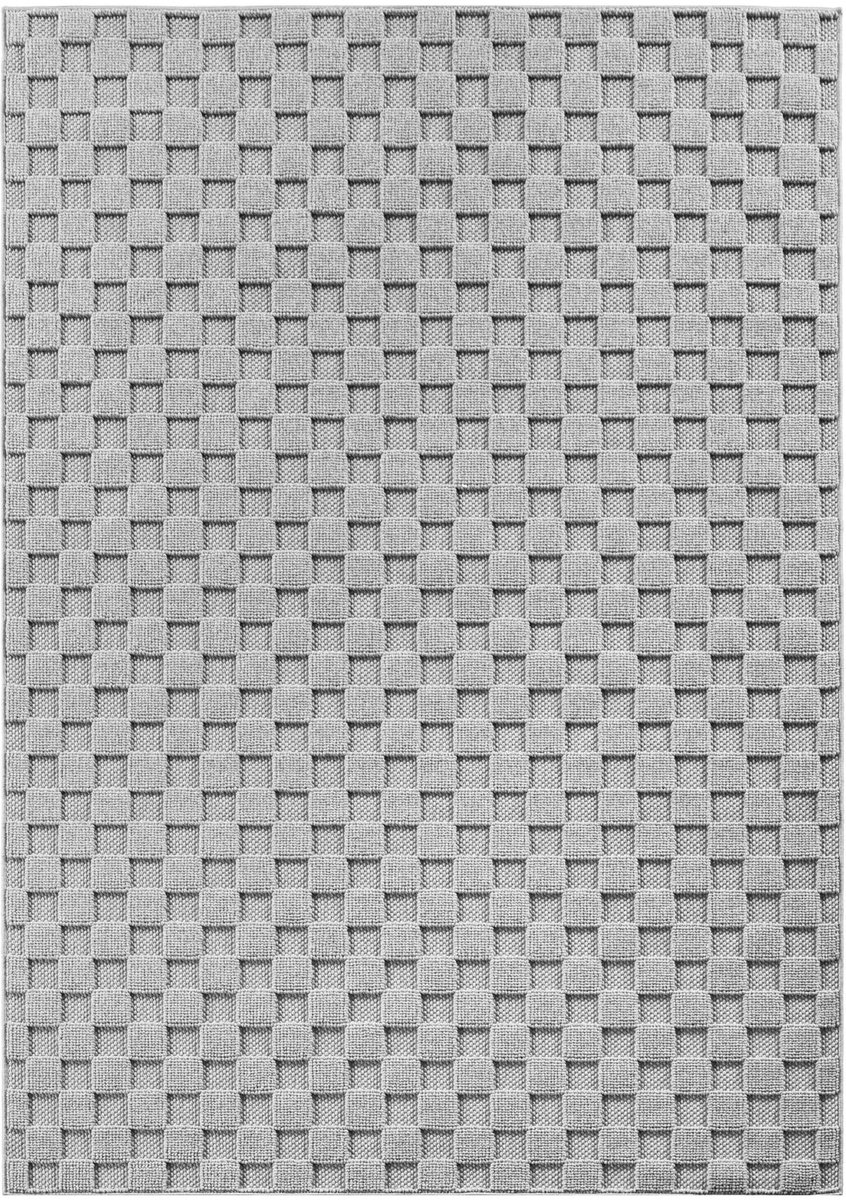 Dutch XXL Modern Vloerkleed | Tapijt | Helix | Gevlochten | Zilver | 280x370 cm