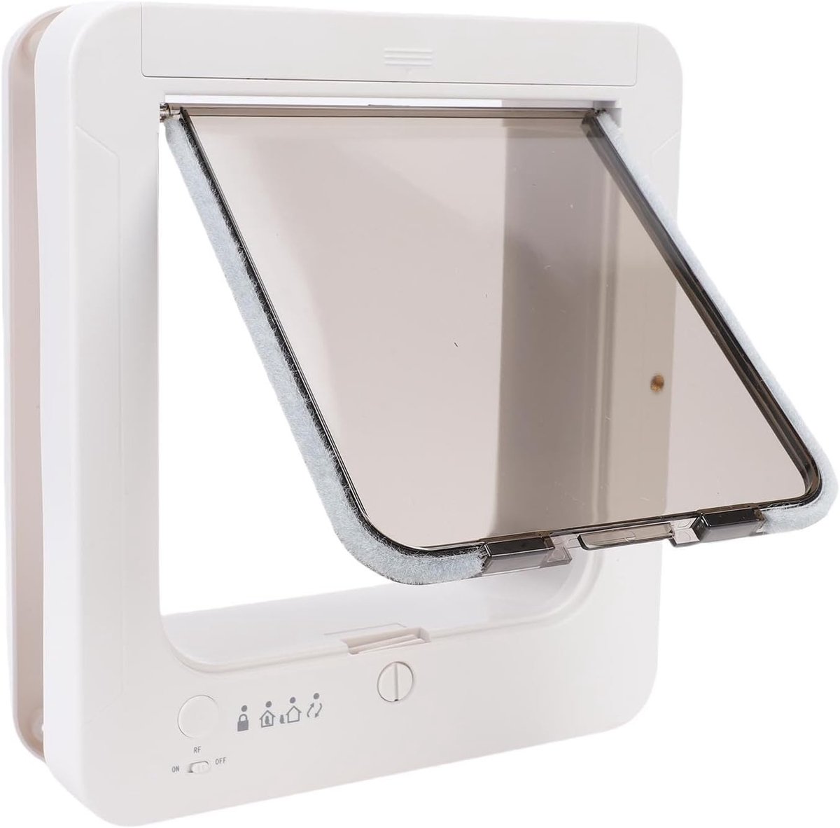 Automatische Huisdieren Deur 26x29.5cm met Detectie, Elektronische Katten- en Hondendeur voor Binnen en Buiten, Dierenaccessoires voor Gemak en Veiligheid