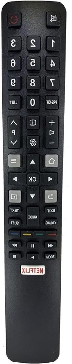 TV Afstandsbediening - Universele Bediening - Televisie Bediening - Specifiek Model - N.v.t. - Zwart