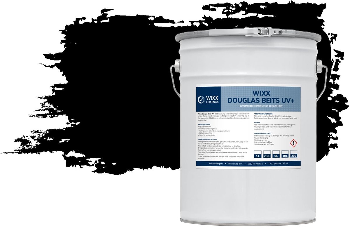 Douglas Stain UV+ - 5L - Jet Black