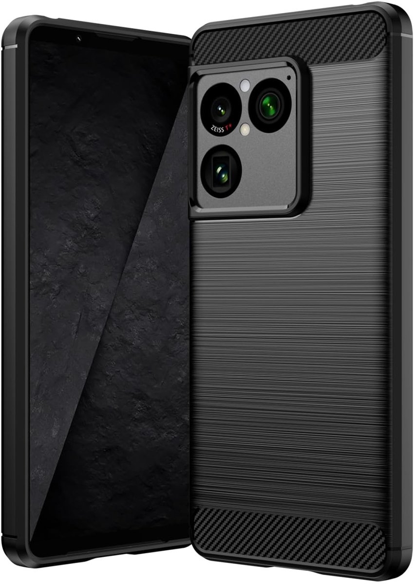Bumper Case voor Smartphone - Ultra Slim TPU Shock Absorption - Zwart