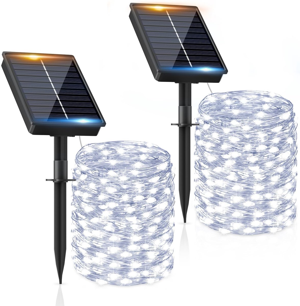 Zonne Lichten Buiten - 160 LED - IP65 Waterdicht - 2 Packs