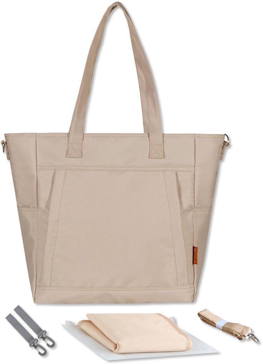 Multifunctionele luiertas - Waterdicht - Khaki