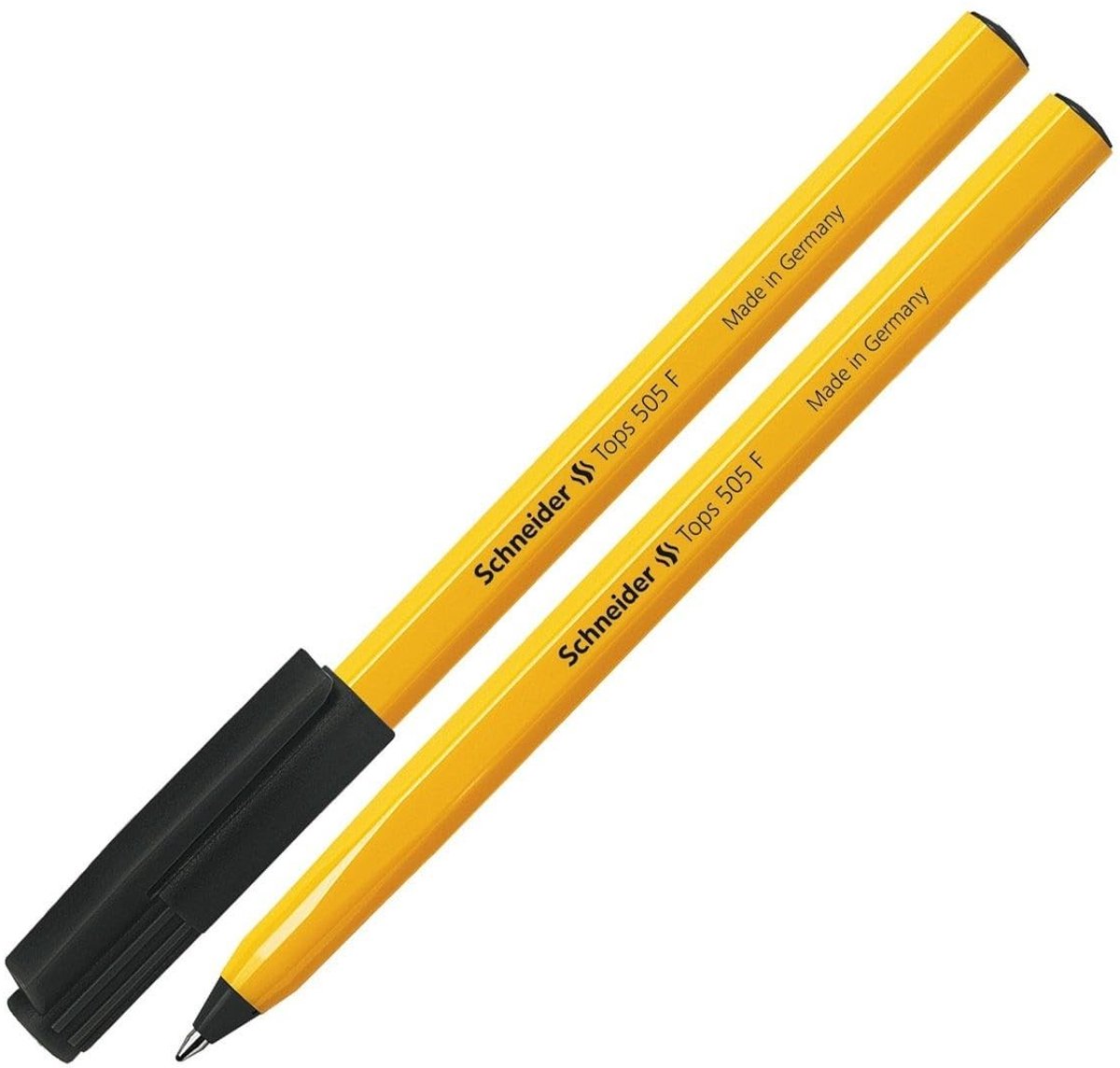 Balpen met Clipkap - Zwarte inkt - Fijn 0.4 mm - 50 stuks