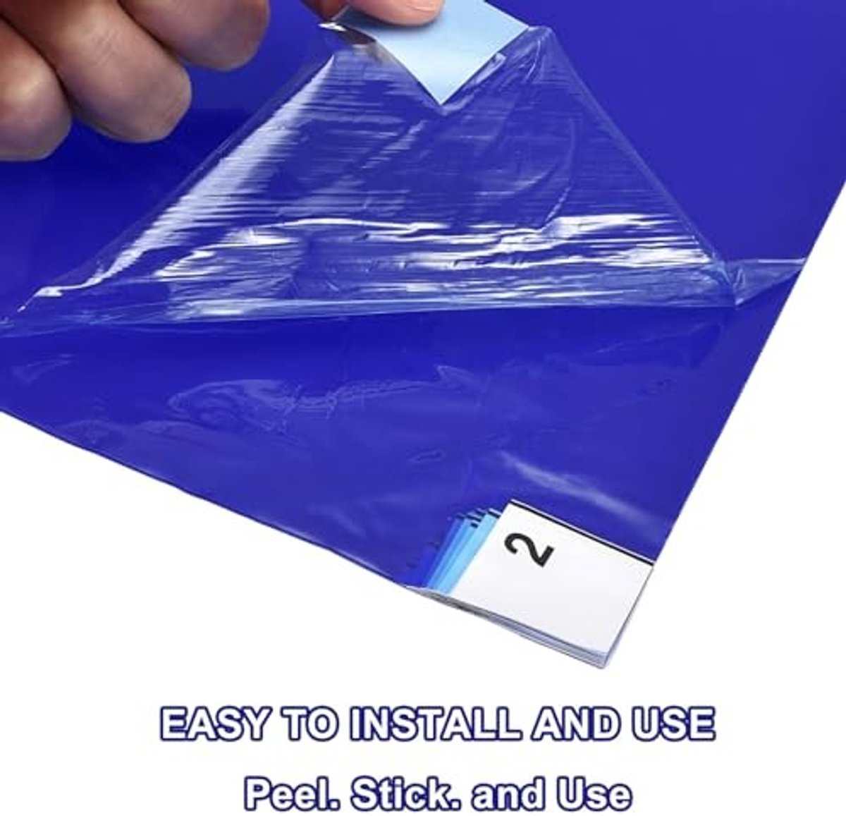 Polyethyleen Kleefmatten - 13 x 17 Inch - Blauw - Pack van 110