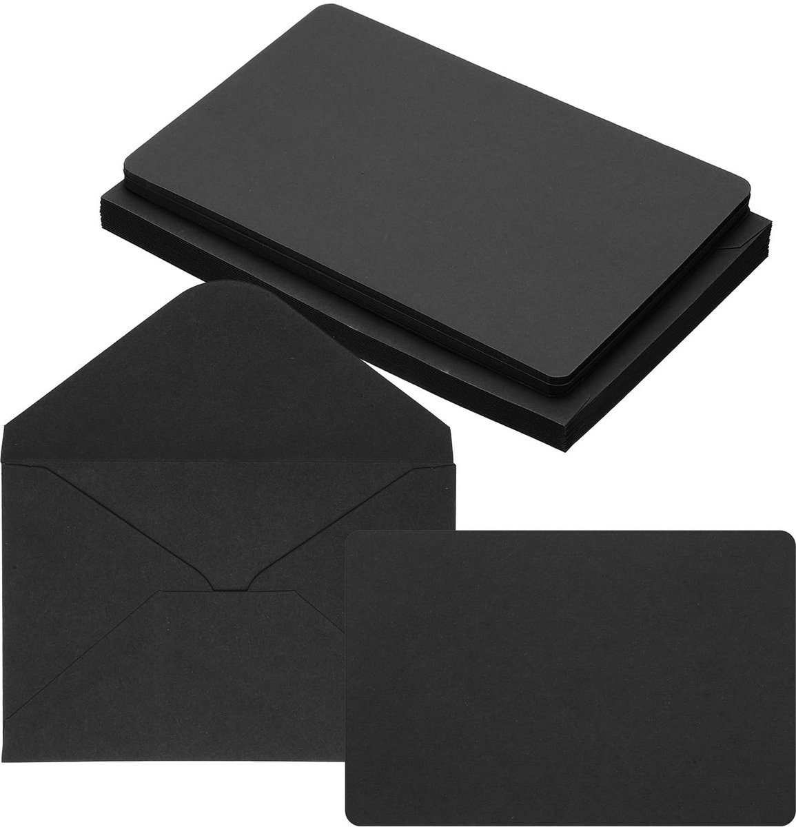 Blanco Wenskaarten en Enveloppen - 4 x 6 inch - 25 Sets