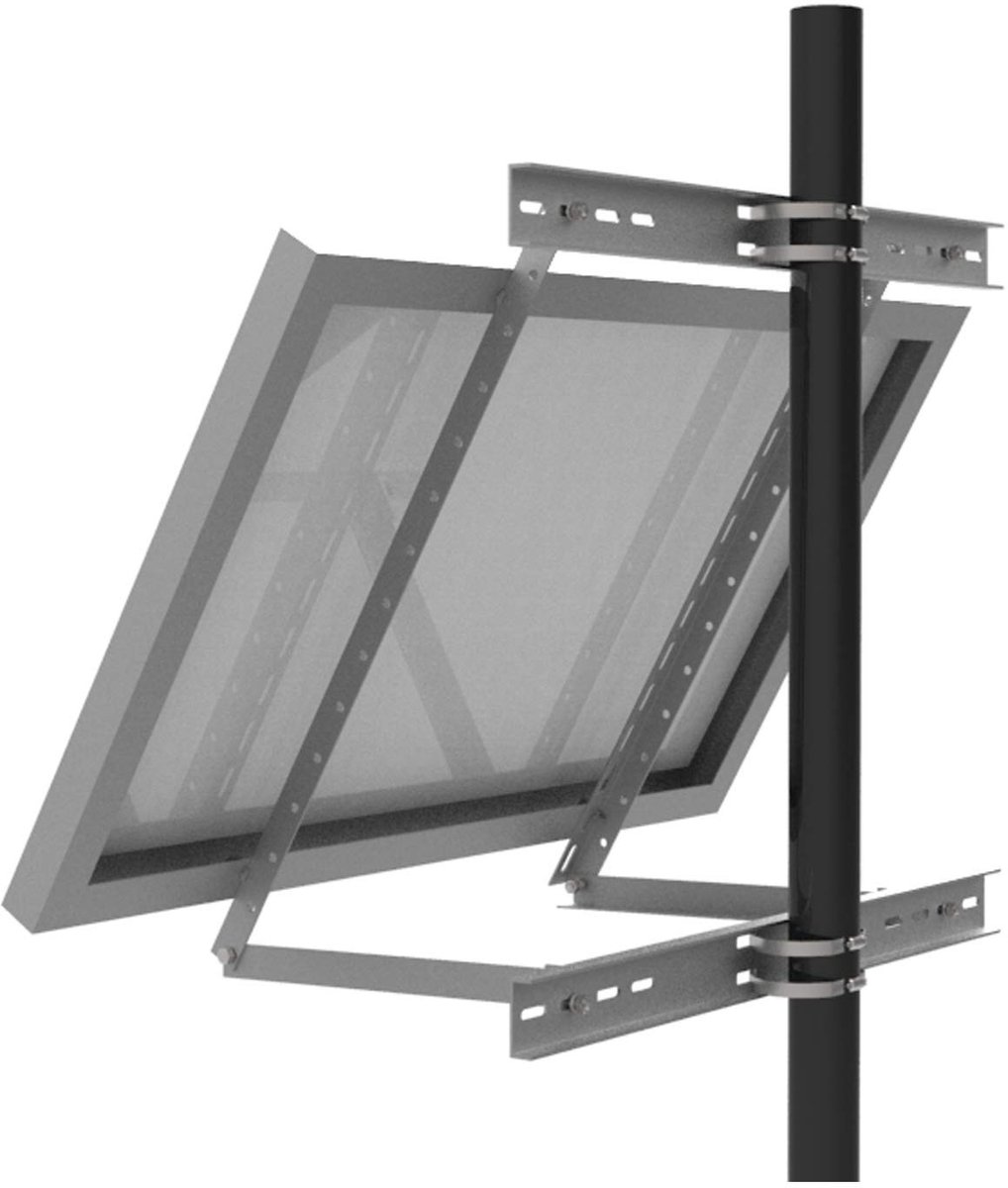 Verstelbare aluminium masthouder - 30°-60° voor zonnepanelen