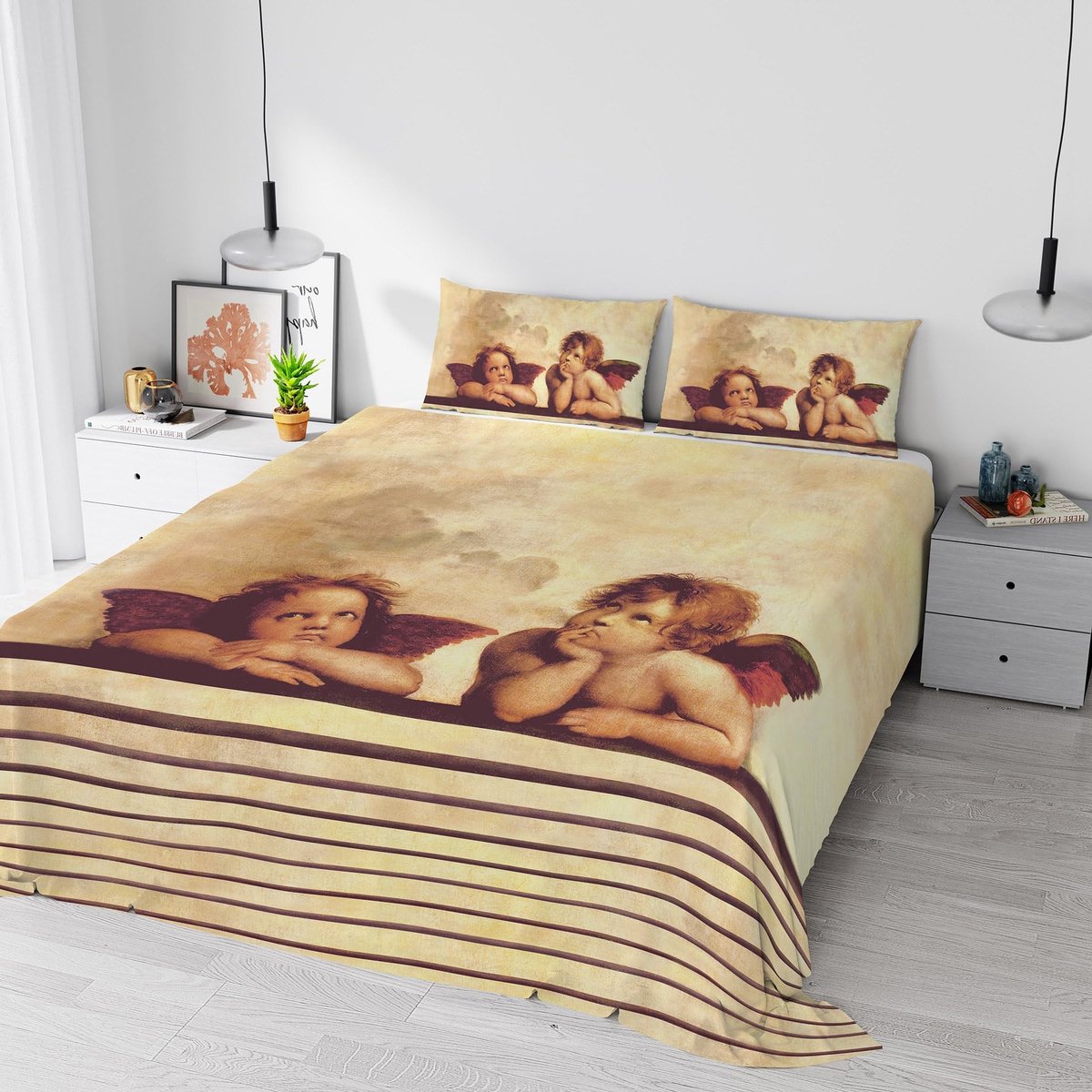 Beddengoedset met digitale print - Dromen van de auteur - Tweepersoonsbed