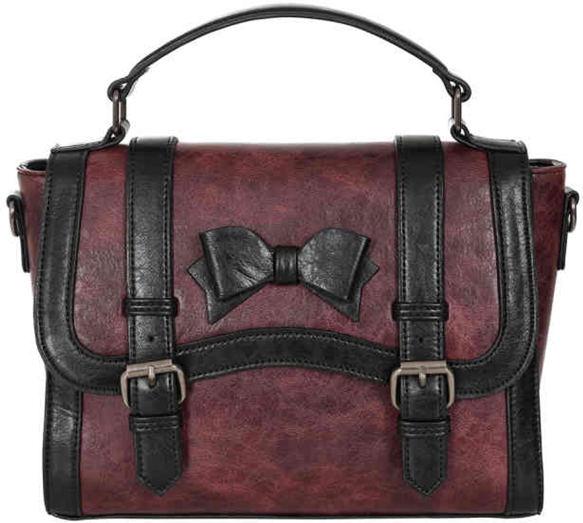 Banned - Vintage Voyager Handtas - Bordeaux rood