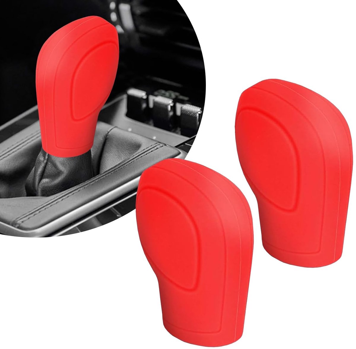 Automatische versnellingspookhoes - Eco-vriendelijk silicone - 2 stuks