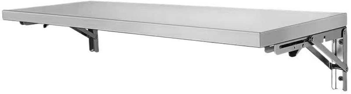 Vouwplank van Roestvrij Staal - Compacte Opslagoplossing 40 x 50 cm