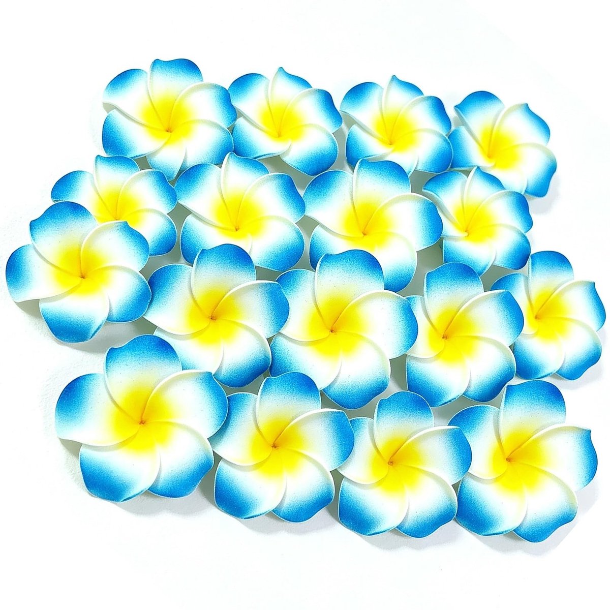 Schuim Bloemclips - 80 Stuks in Blauw
