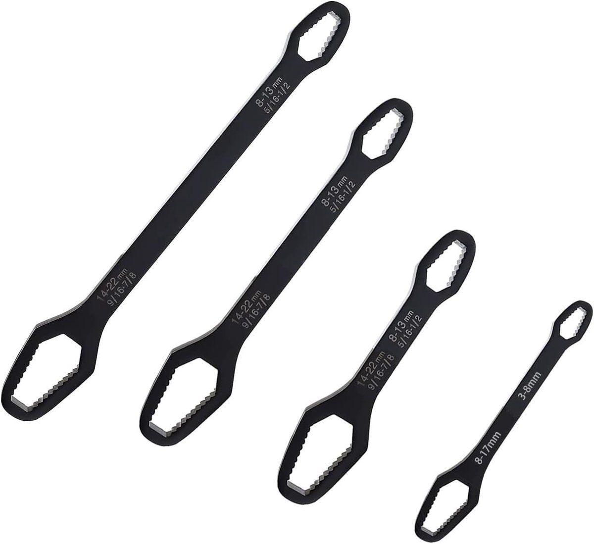 Universele Moersleutelset - 4 Stuks 3mm-24mm Torx