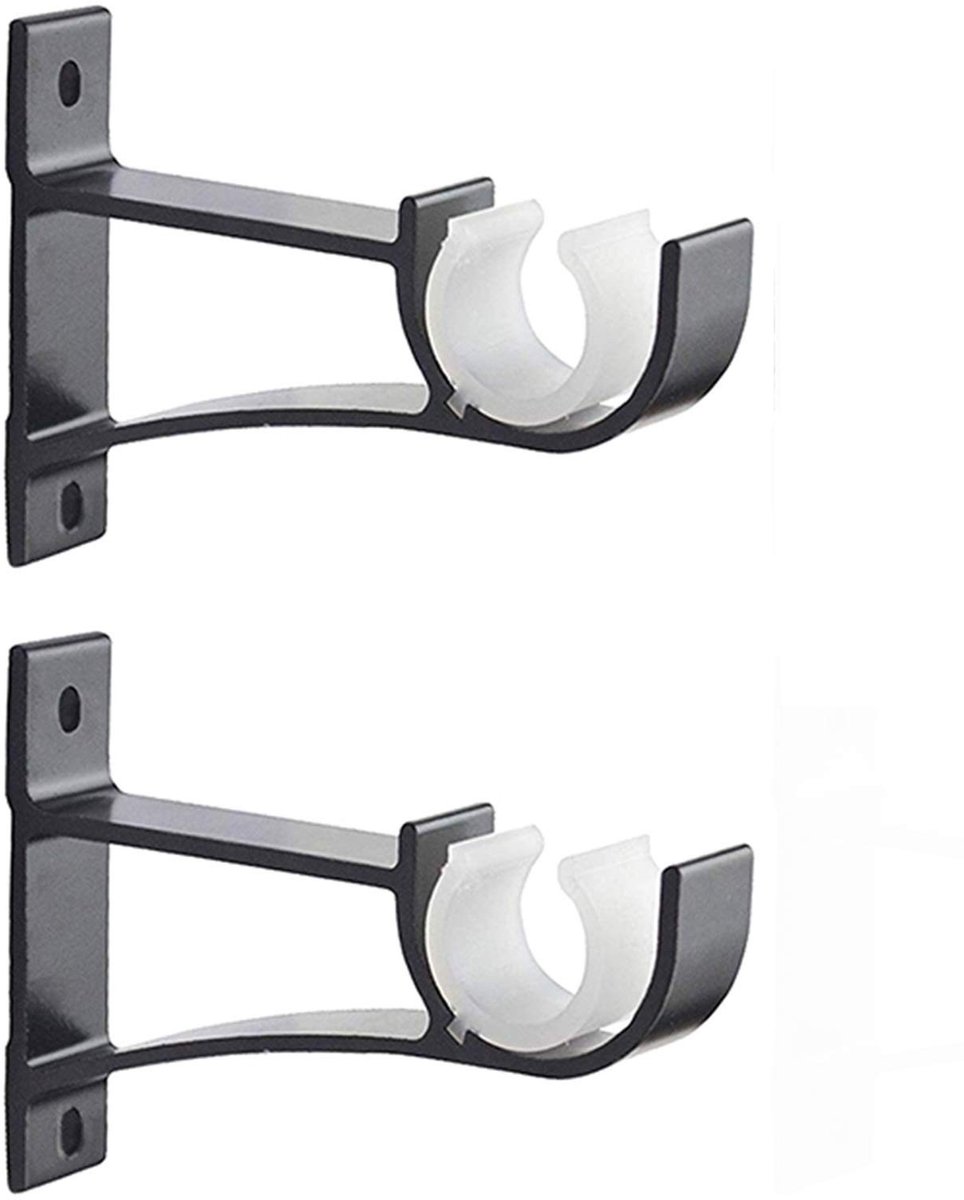 2 Stuks Aluminium Gordijnsteun - Sterk en Duurzaam