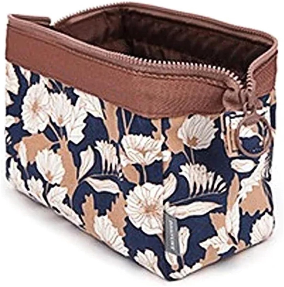 Make-uptas Organizer - Bloemenprint - Draagbaar