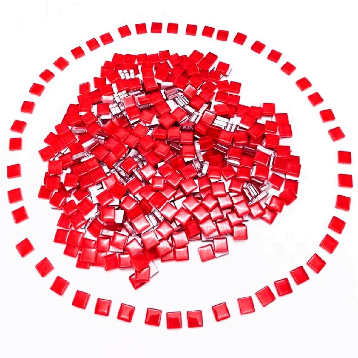 Glasmozaïek Tegels - Assortiment Kleuren - 500 Gram