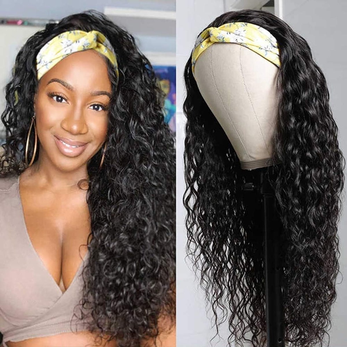 Hoofdband Pruik - 12 Inch Braziliaans Haar