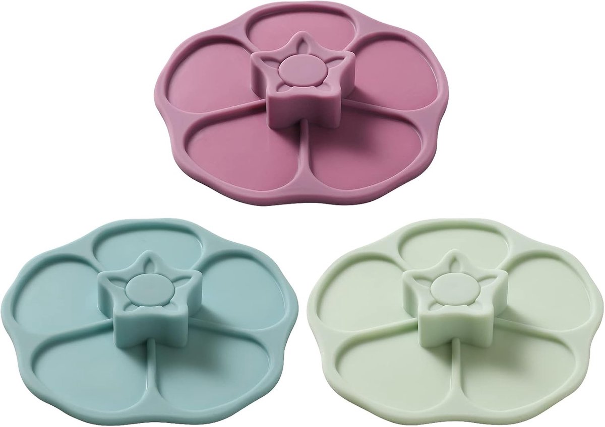 Spatdeksel - beker deksel - anti spatdeksel - Glazen deksel - 4 sets - kopdeksel - Siliconen deksel - siliconen deksel voor drinkglas - silicone spatdeksel - silicone spatdekse - anti-stof - Dekseltjes - Meerkleurig - Flexibel bekerdeksel
