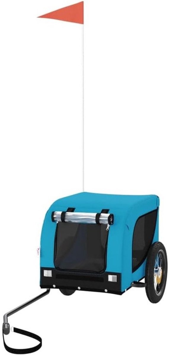 Hondenfietskar - Fietskar hond Hondenbuggy - Veilig Vervoer - Waterafstotend Oxford Weefsel - 124 x 53 x 53 cm - Blauw