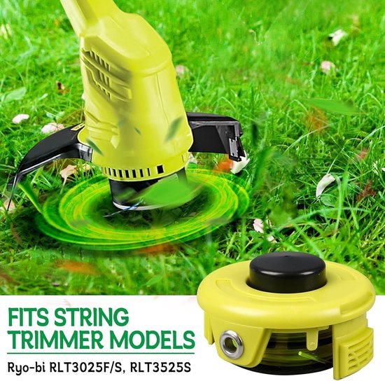 Vervangbare Trimmer Spoel 1.2 mm x 8.4 m voor Grasmaaier en Borstelmaaier met Deksel en Veer, Geschikt voor Tuinonderhoud en Gras Snijden — afbeelding 4