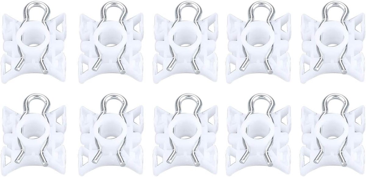 Set van 10 verstelbare clips voor raamlifters, automatische bevestiging en montageaccessoires