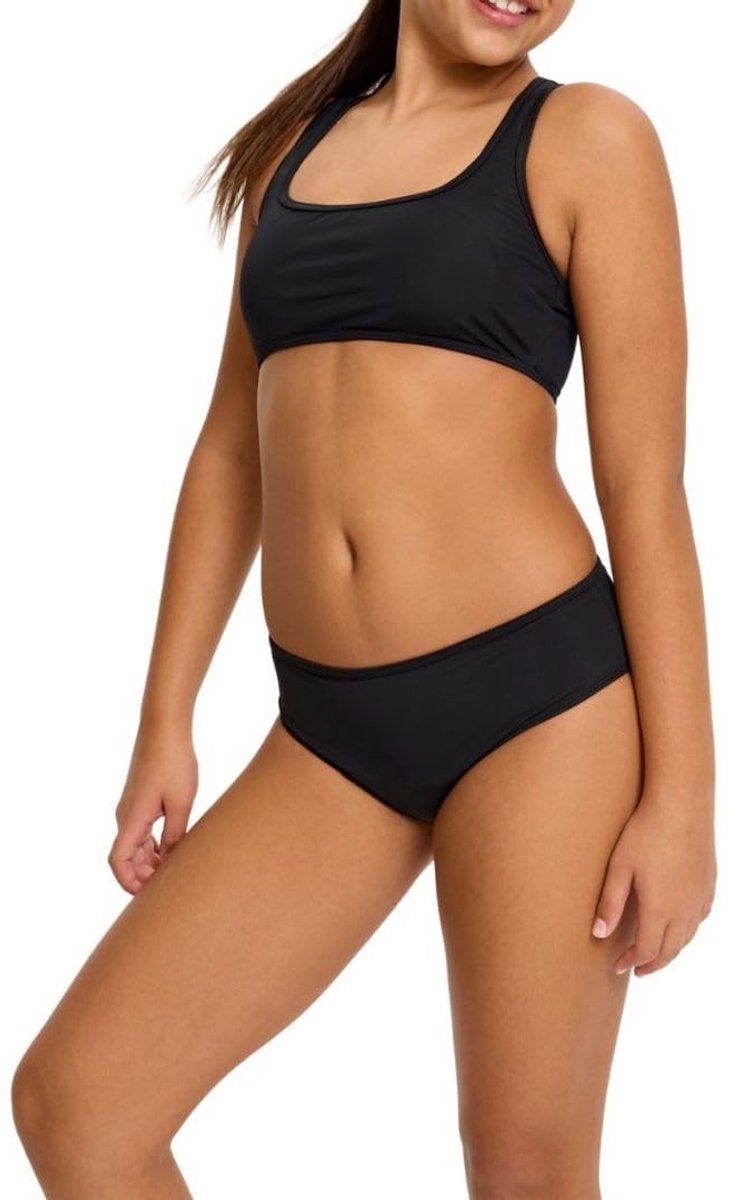 Menstruatie Ondergoed voor Tieners - Zwart Bikini Bottoms 2-pack