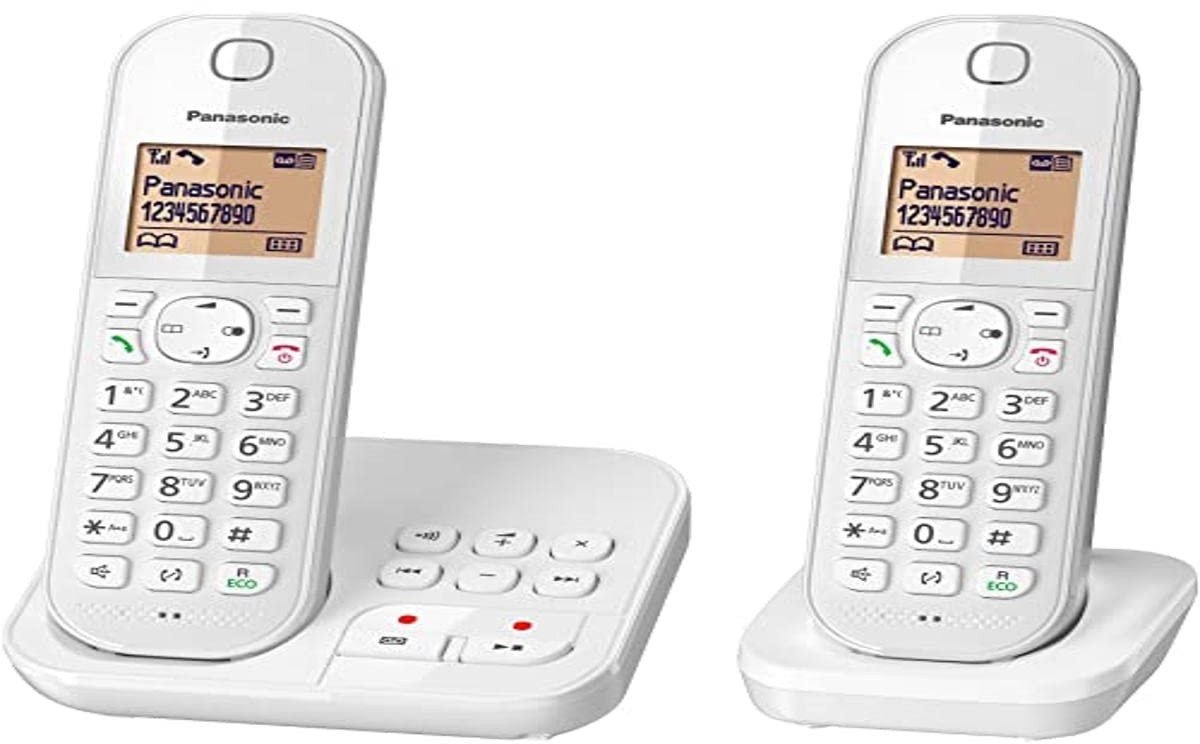 Draadloze Telefoon met Antwoordapparaat - Wit