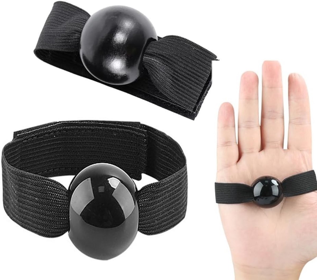 Professionele Volleyball Training Belts voor Bewegingen, Set van 1 Paar, Ideaal voor Techniek en Coördinatie Oefeningen, Zwart
