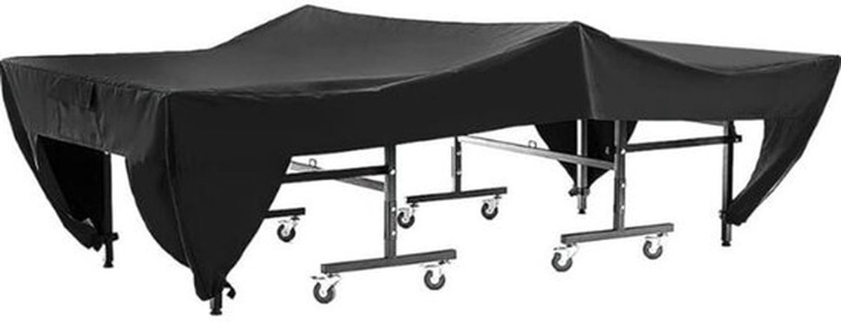 Beschermhoes tafeltennistafel - Waterdicht en stofdicht - Indoor en outdoor - Zwart - Pingpongtafel - Beschermhoes voor opvouwbare tafel - Sportuitrusting