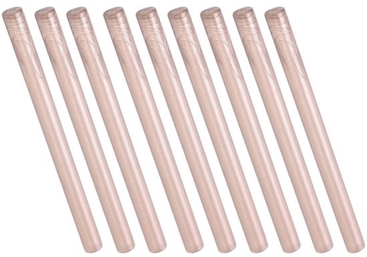 Zegelwassticks - Waxsticks Lakstaven - Enveloppen Versieren - Flexibel Premium Materiaal - 10 stuks - Champagne Goud