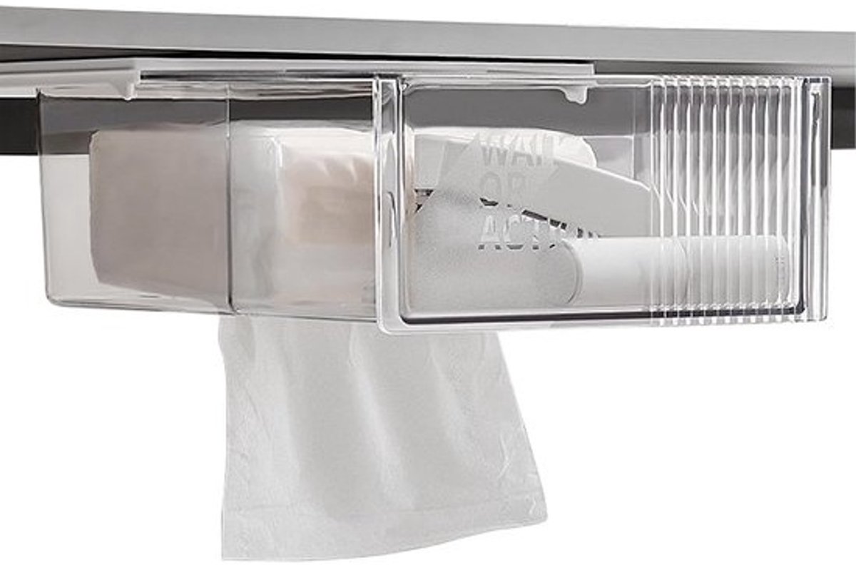 Bureaulade Organizer - Onderbouw Lade - Werkplek Organiseren - Stofdicht Ontwerp - 20.5B x 9.9H cm - Transparant
