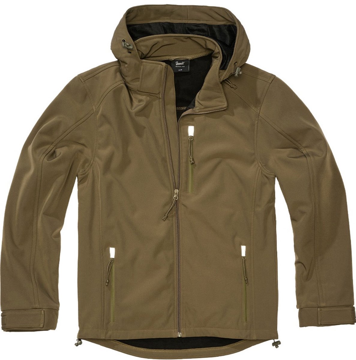 Brandit - Softshell Hurricane Jacket - L - Olijfgroen