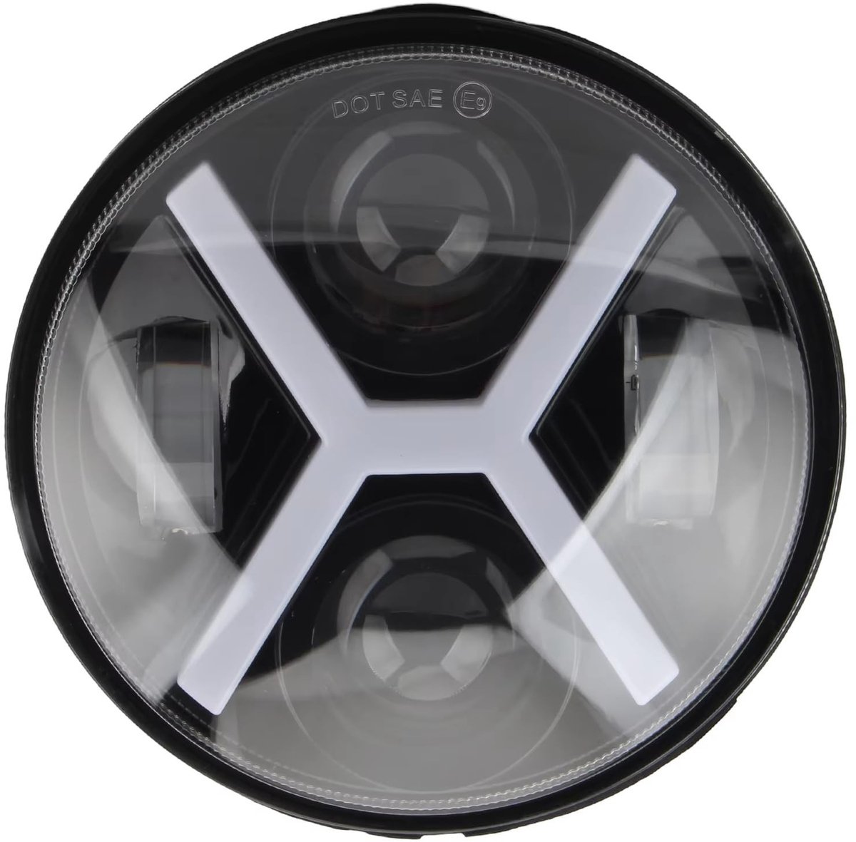 Motorfiets Koplamp - 5.75 inch LED voor Dyna Softail Sportster