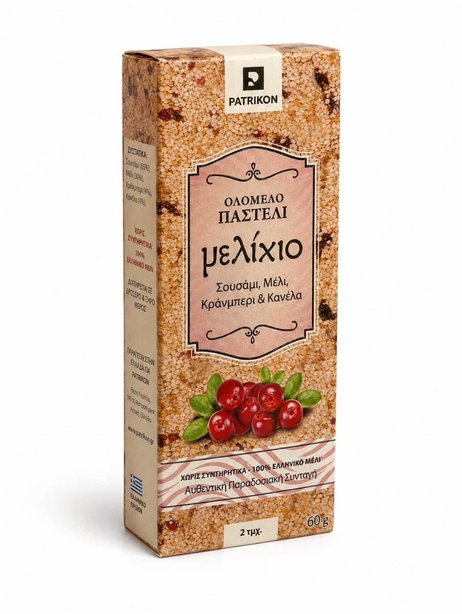 Honingreep met Cranberry, Sesam, Kaneel 60g Griekenland Patrikon