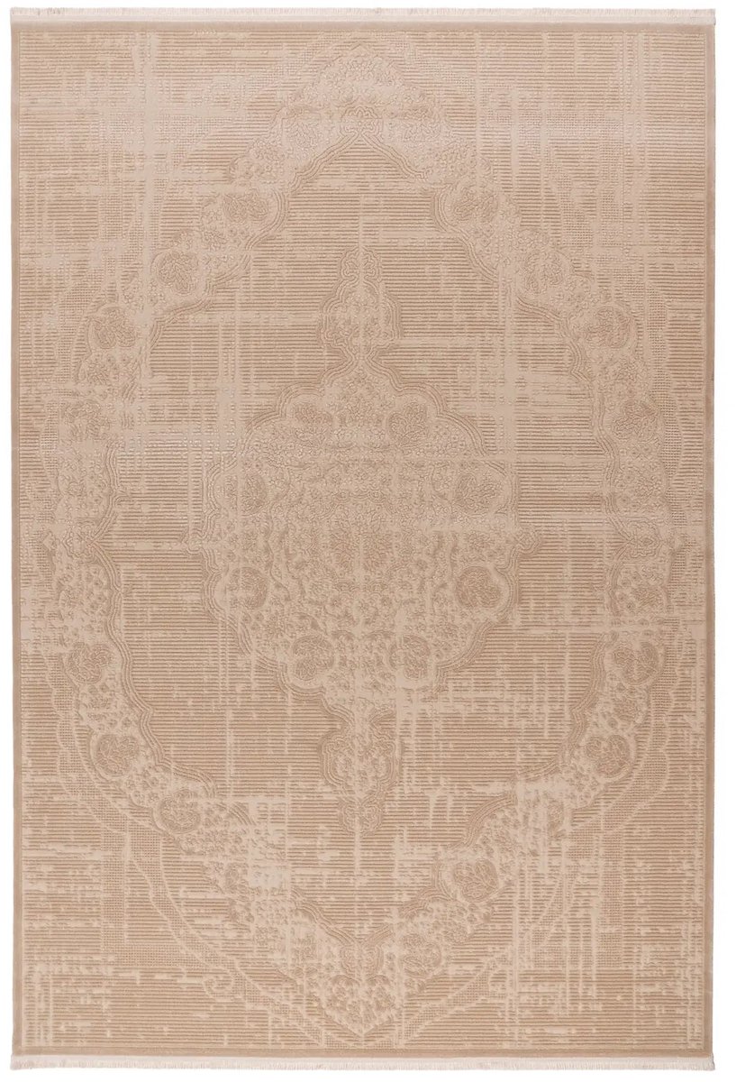 Dutch XXL Vintage Vloerkleed | Tapijt | Verona | Medaillon | Beige, foto 2