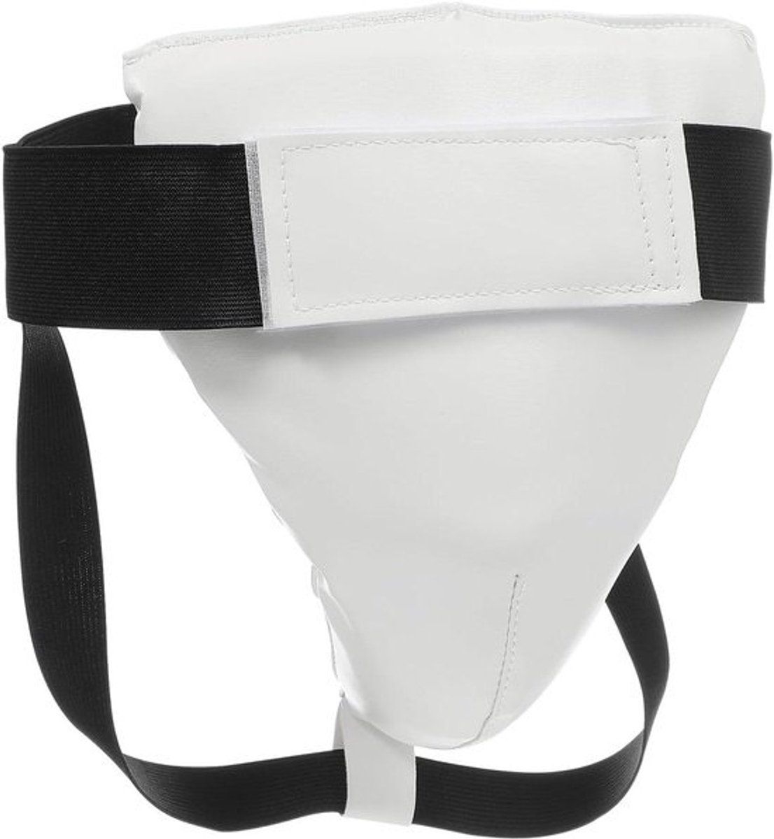 Kruisbeschermer Kinderen - Sport Beschermer - Vechtsport Training - Schokabsorberend PU ABS - 23 x 17 cm - Wit