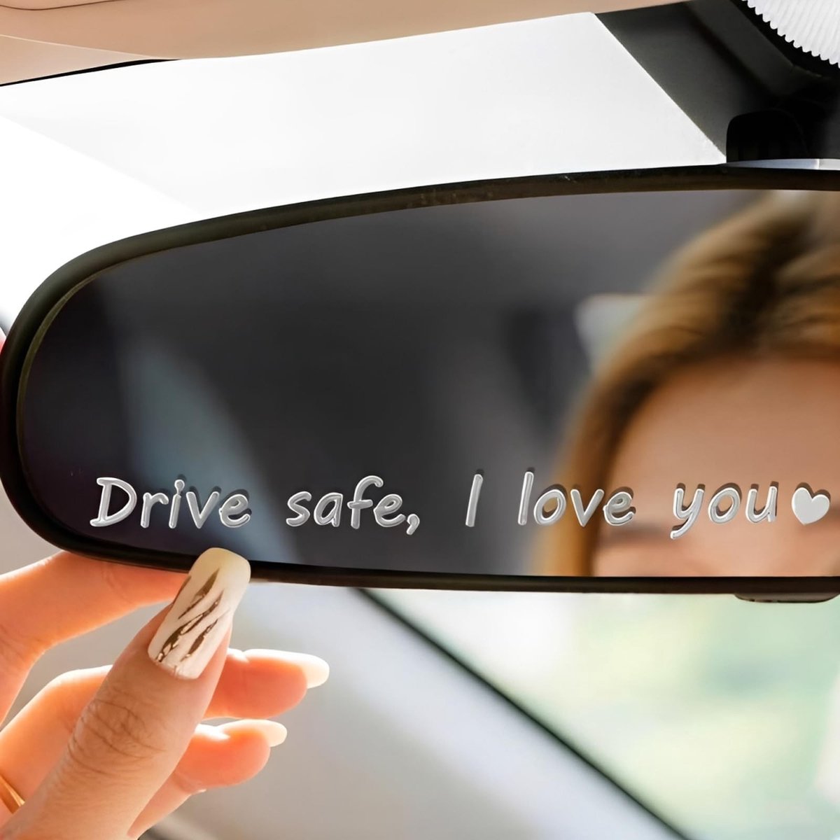 Solidchoice - 3 Stuks Autostickers met de Tekst 'I Love You Drive Safe'