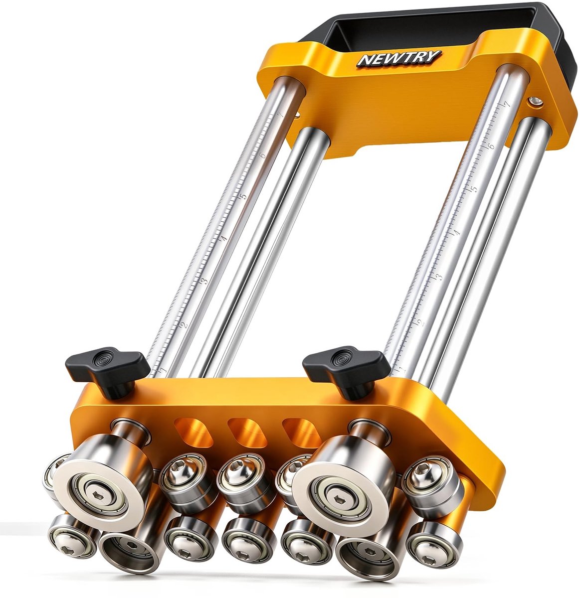 Solidchoice - Handmatige Plaatbuiger met 4 Rollen voor Metalen Daken