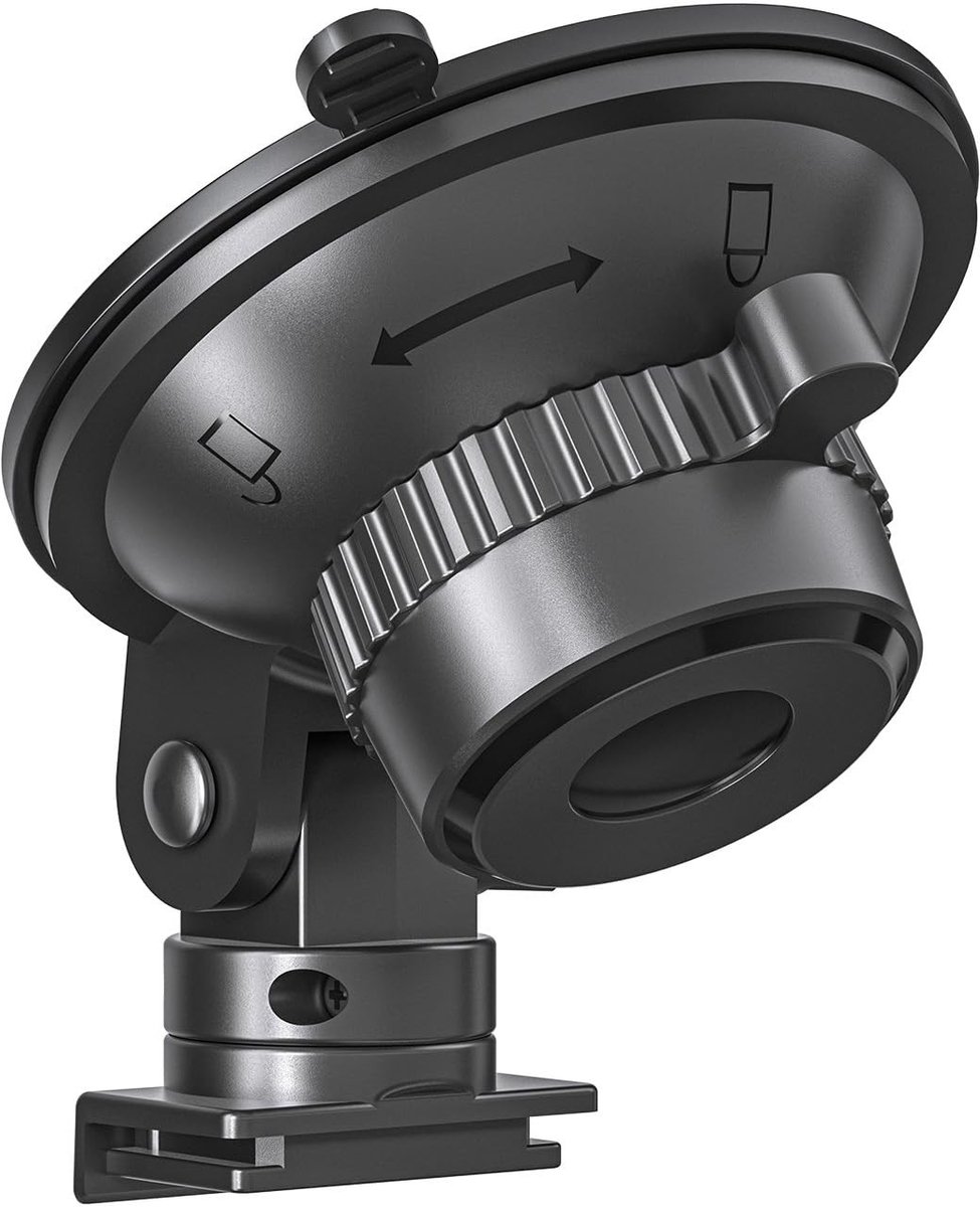 Solidchoice - 360° Draaibare Zuignaphouder voor Dashcam F7NA
